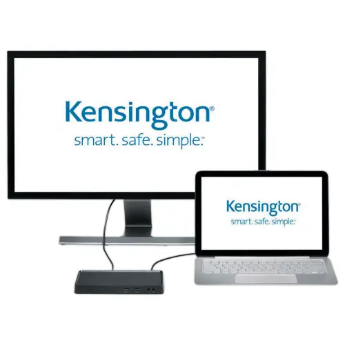 Dockingstation met HDMI-, DVI-, VGA- en USB 3.0-aansluitingen