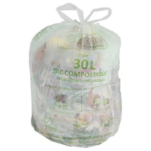 25 Groene zakken voor dagelijks afval 30L