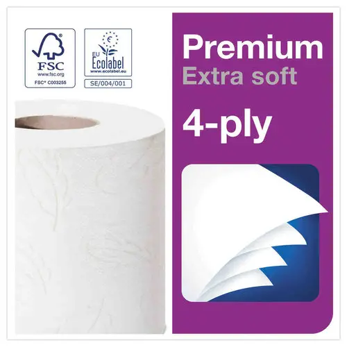 6 Toiletpapierrollen Tork Premium - 4-laags - TORK