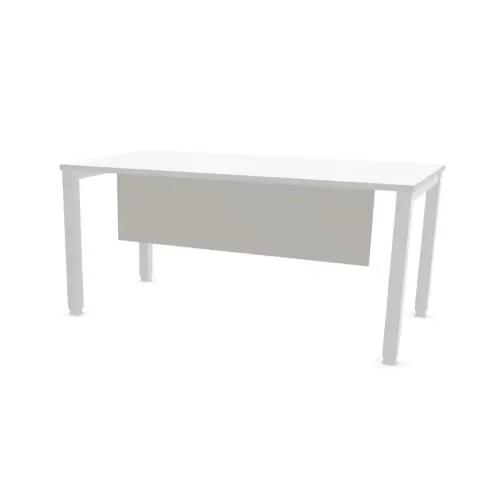 Melamine achterwand L 160 aluminium