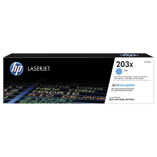 Lasercartridge HP 203X cyaan HC CF541X