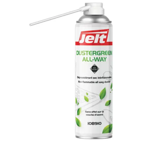 Aérosol met stofaFSC®heidend gas in alle posities JELT