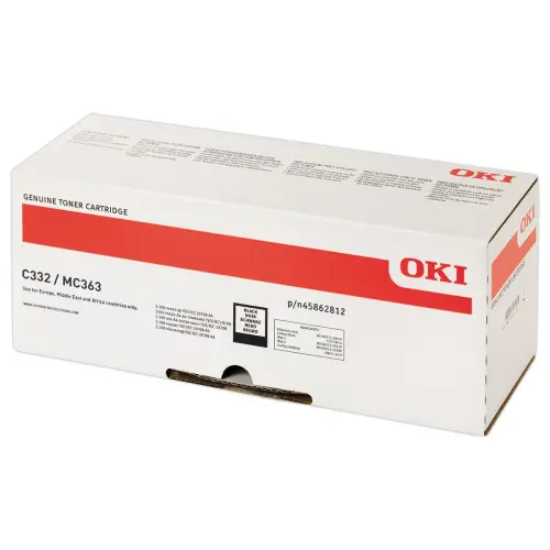 Toner OKI 46508712 zwart