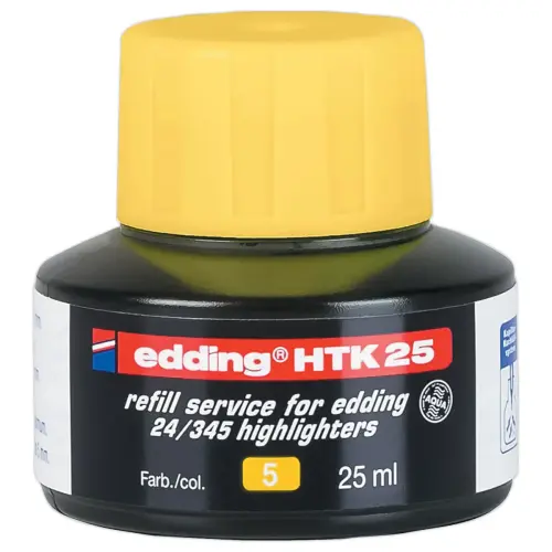 Oplaadbare markeerstift EDDING - Ecoline E24 - Geel 