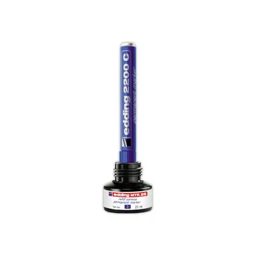 Navulling voor permanent markers - Noir - EDDING