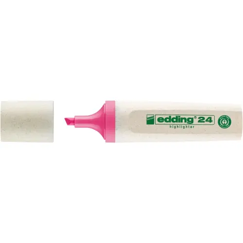 Markeerstift brede punt - ECOLINE E24 - roze - EDDING 