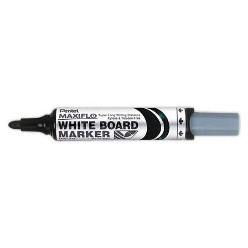 Marker Maxiflo - Grote ronde punt - zwart - PENTEL 