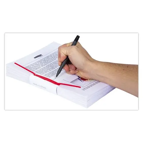 100 Soepele archiefbinders in metaal - 10 cm - Rouge - FELLOWES