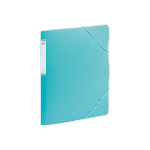 Map met 3 flappen en elastiek - Polypropyleen - Blauw - FIDUCIAL 