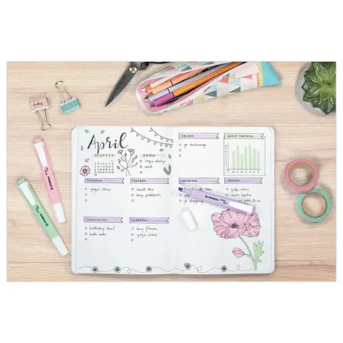6  Set van 6 Swing Cool markeerstiften Pastel Edition - STABILO 