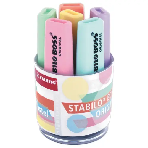 6 Markeerstiften Stabilo Boss Original Pastel - STABILO