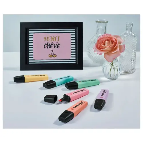 6 Markeerstiften Stabilo Boss Original Pastel - STABILO
