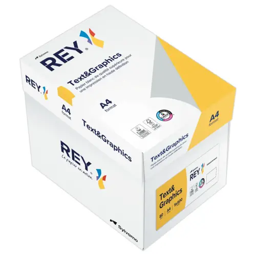 Pak van 500 vellen wit papier - A4 - 80 g- TEXT AND GRAPHICS 