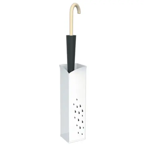 Metalen paraplubak - Wit - ALBA