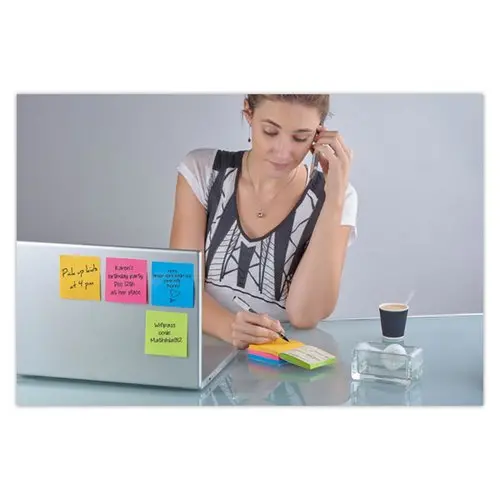Super sticky kubusblok - 4 Kleuren Easy Select -76x76mm - POST-IT