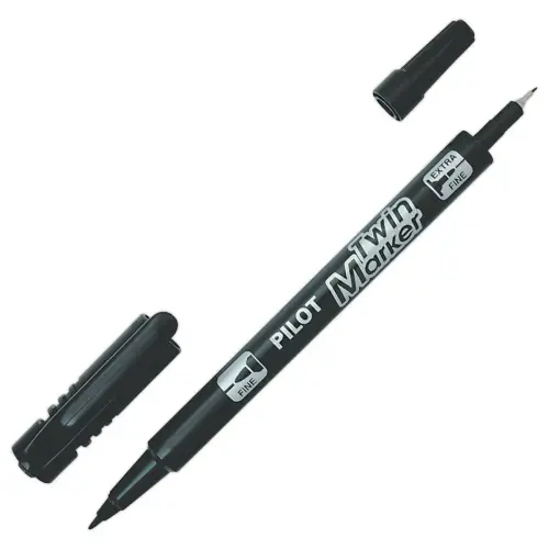 Dubbele permanent marker BEGREEN - Fijne en extra fijne punt - PILOT 