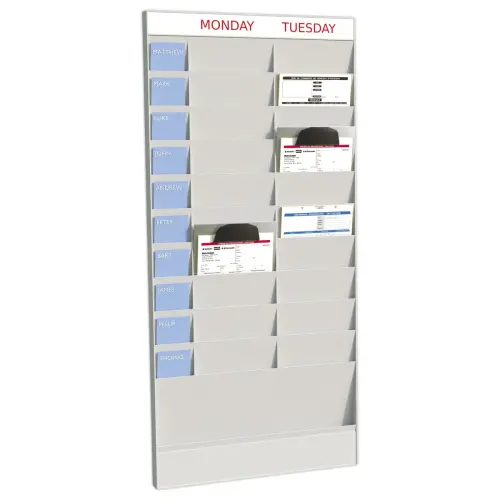 Planning muurschema Kantoorplanner A4 - element "Vertrek" 