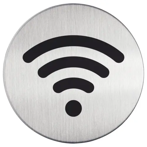 Rond signalisatiebord "Wifi signaal"
