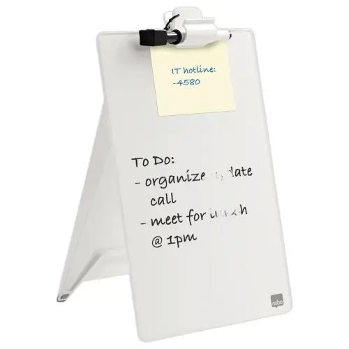 Glazen flipover bureau - 21 x 29 cm - NOBO 