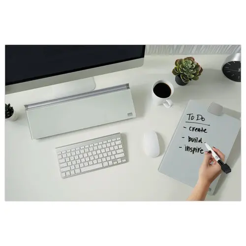 Glazen flipover bureau - 21 x 29 cm - NOBO 