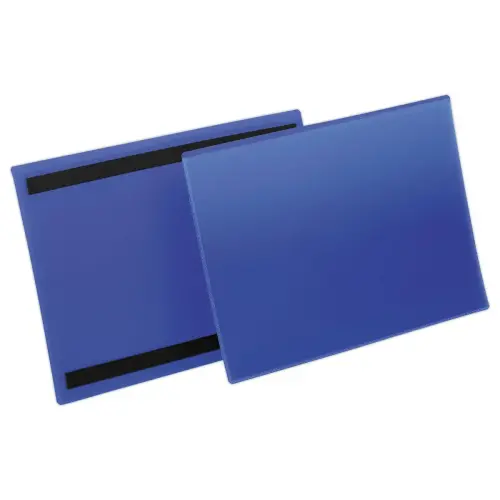 50  Magnetische logistieke mappen A4 liggend donkerblauw 