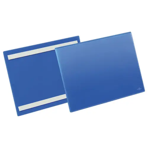 50 Magnetische hoezen logistiek A4 landschapsformaat donkerblauw