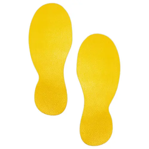 5  Vloermarkeringadhesieven paar voeten X5 
