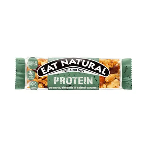 12 EAT NATURAL PINDAS AMANDELEN ZOUTE KARAMEL 40gr
