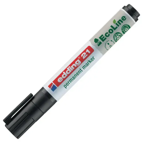 Permanente marker Ecoline - E 21 - zwart - EDDING