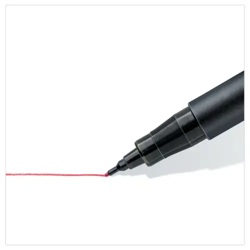 Permanente viltstift voor overheadprojectie Lumocolor - 0,4mm - rood - STAEDTLER
