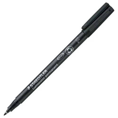 Universele permanent marker Lumocolor - 0,6 mm - Zwart - STAEDTLER