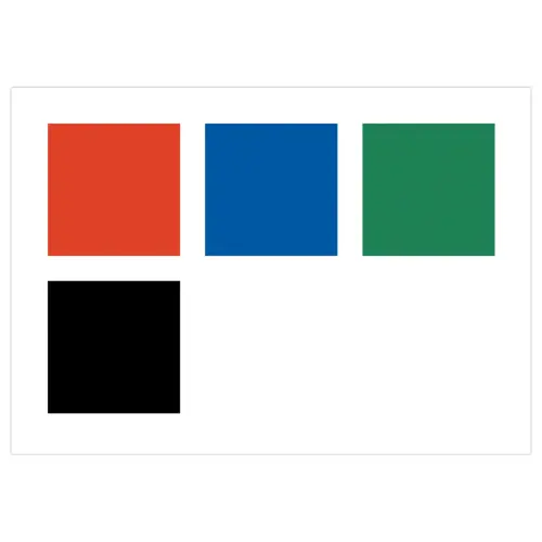 4 permanente viltstiften STAEDTLER LUMOCOLOR - fijne punt