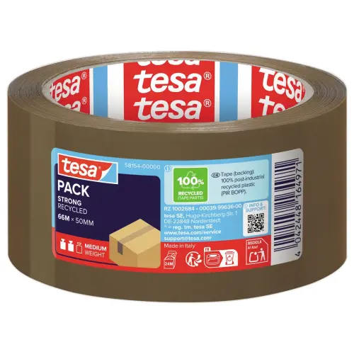 Havane ECO STRONG plakbandrol - 66 m x 50 mm - TESA 