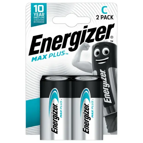 2 Alkaline batterijen Max Plus LR14 (C) - ENERGIZER