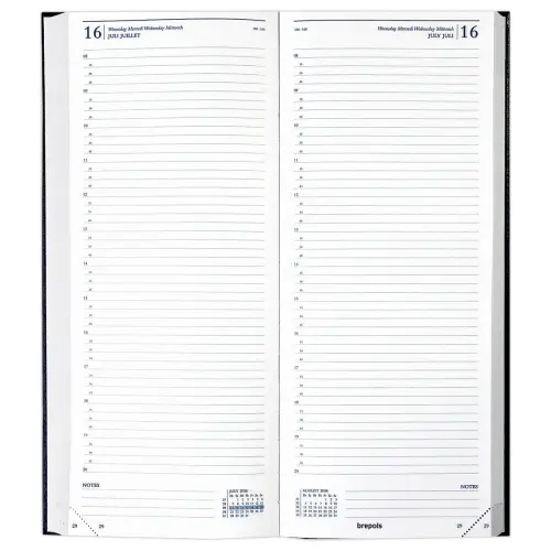 Lange dagagenda BREPOLS Saturnus 101 -12,8 x 33 cm 
