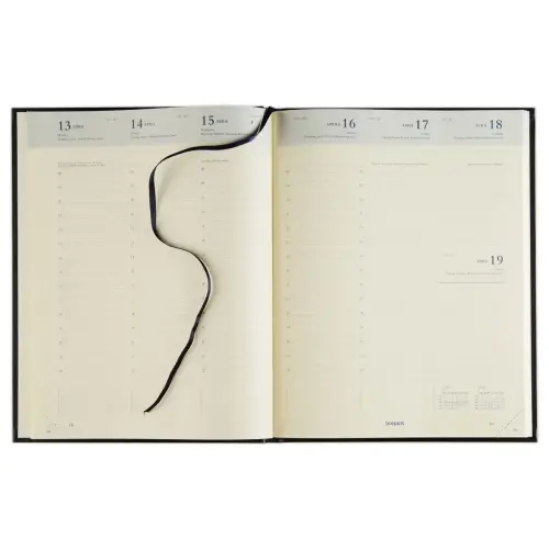 Weekagenda Brepols Concorde 21 x 27 cm- zwart