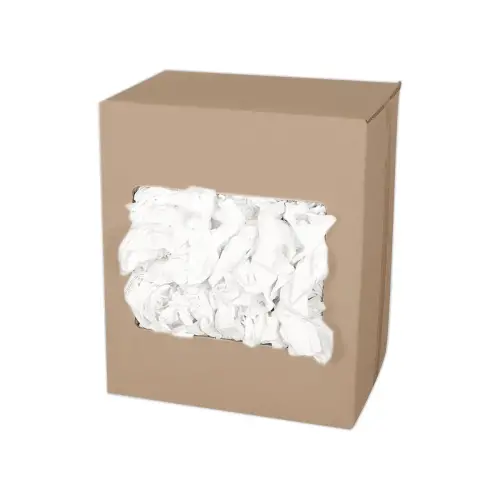 10 kg van geweven witte doeken
