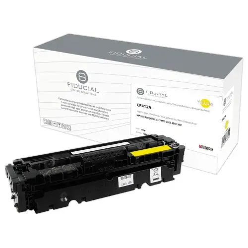 Lasercartridge FIDUCIAL equivalent HP geel 410A 