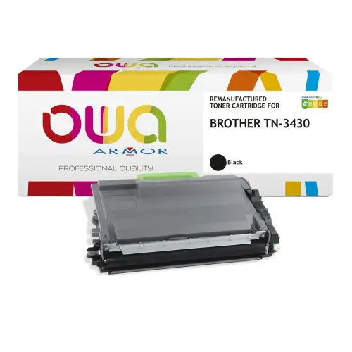 Lasercartridge ARMOR equiv. aan BROTHER TN3430 Zwart 