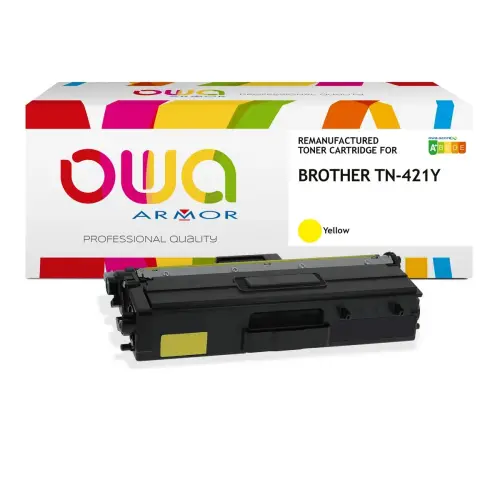 Lasercartridge ARMOR equiv. aan BROTHER TN421 geel