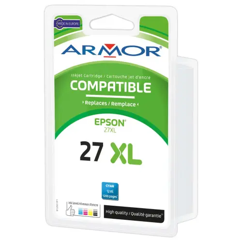 Cartouche ARMOR &eacute;quiv. Epson T271 cyaan 