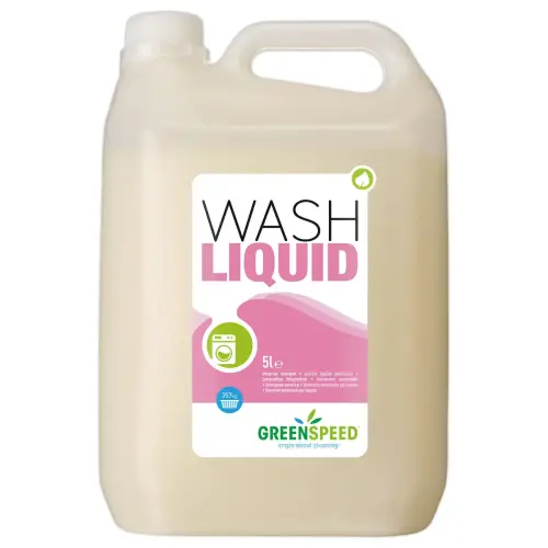 Bus van 5 L vloeibaar wasmiddel WashLiquid - Lentegeur - GREENSPEED