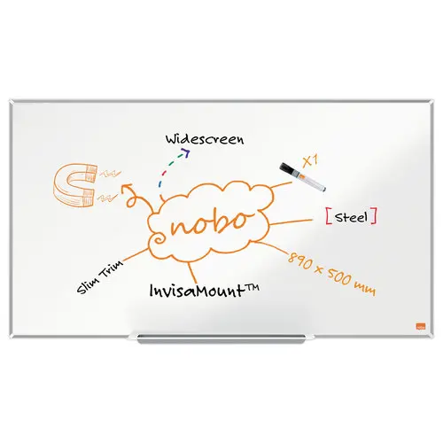 Magnetisch whiteboard - 89 x 50 cm - Impression Pro - NOBO
