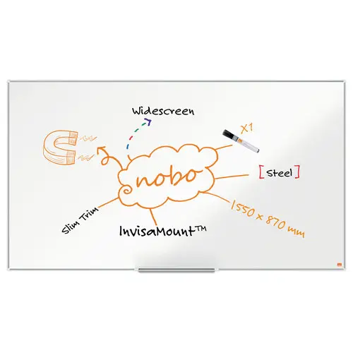 Magnetisch whiteboard - 155 x 87 cm - Impression Pro - NOBO 