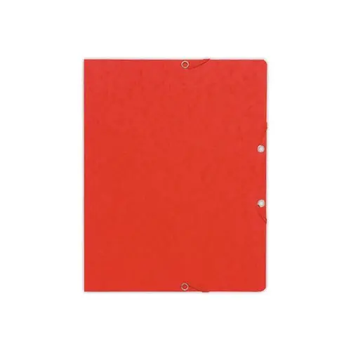 10 Mappen met elastiek zonder kleppen - karton 360g - rug 1,5 cm