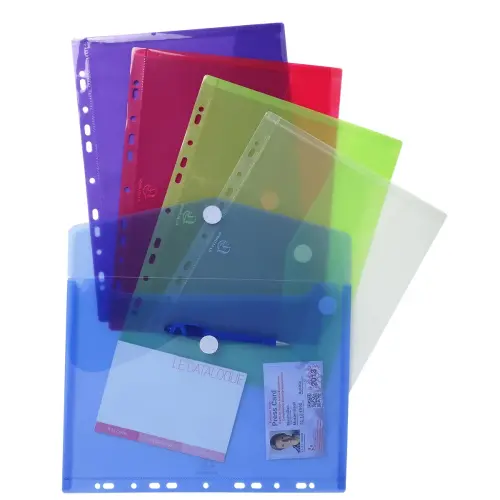 5 Set van 5 geperforeerde hoezen -24 x 31,5 cm- EXACOMPTA