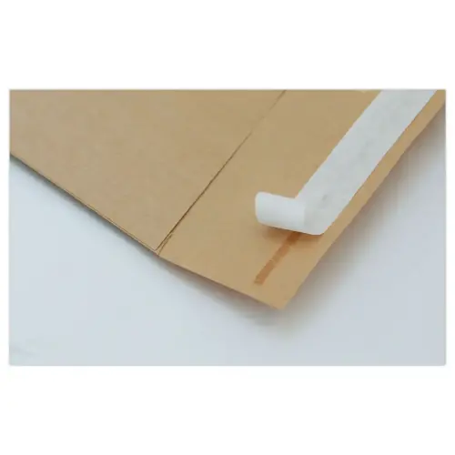 500 Bruine kraft enveloppen - siliconen strip - 162x229 mm - zonder venster - 90g