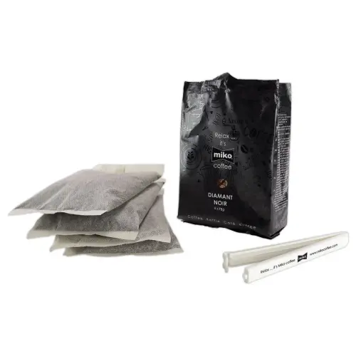 36 Koffiedosissen in filterzakjes - kwaliteit Diamant Noir - MIKO