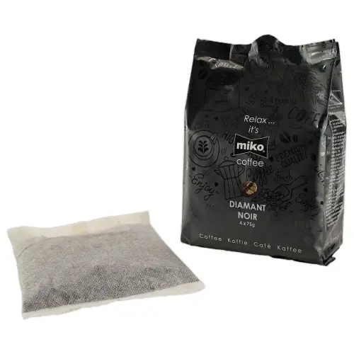 36 Koffiedosissen in filterzakjes - kwaliteit Diamant Noir - MIKO