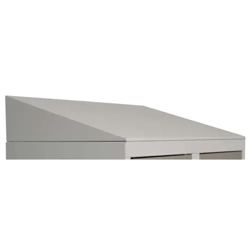 Schuin kap voor kleedkamer L.80cm, kleur grijs